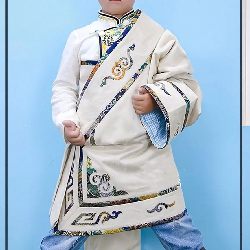 

Hide it, girl Amdo high-end leather Tibetan robe Tibetan ethnic tradition