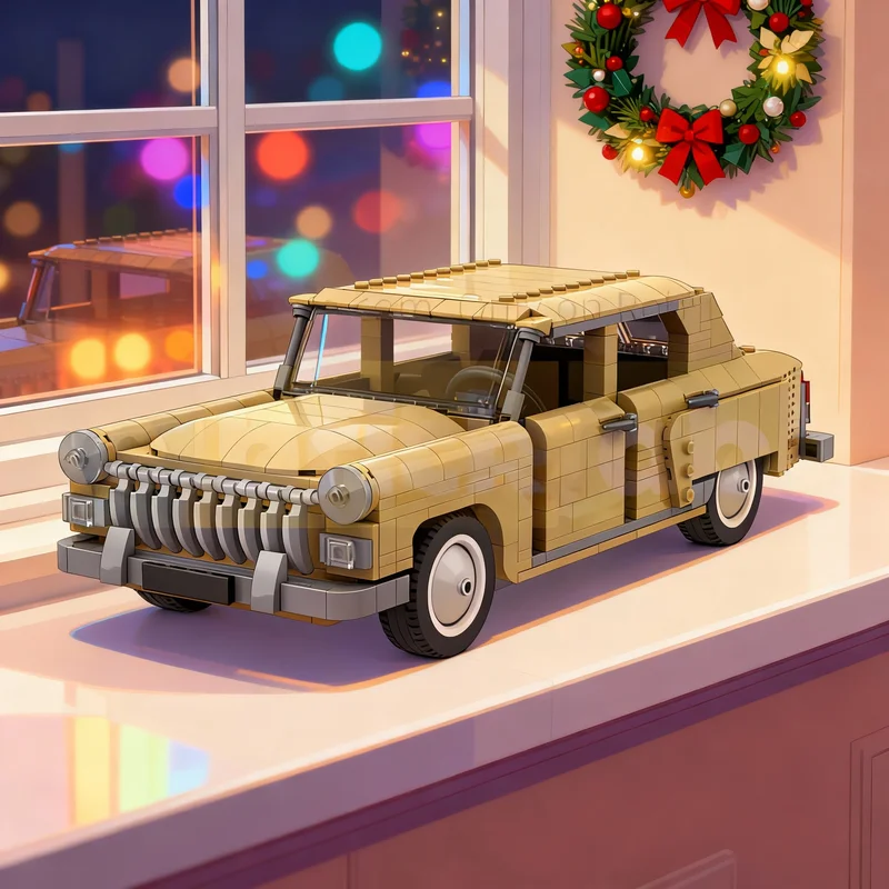 922 قطعة من مكعبات البناء MOC لنموذج فولغا جاز، لعبة تركيب إبداعية، هدية عيد الميلاد، مكعبات تعليمية للأطفال