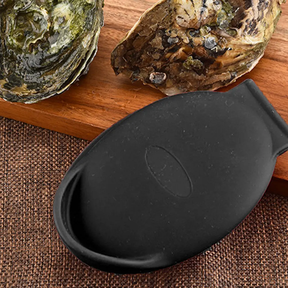 Shucker de ostras, Clip de mano, utensilio de cocina antideslizante de silicona para abrir ostras, herramienta para descascar almeja, protector para pelar mariscos