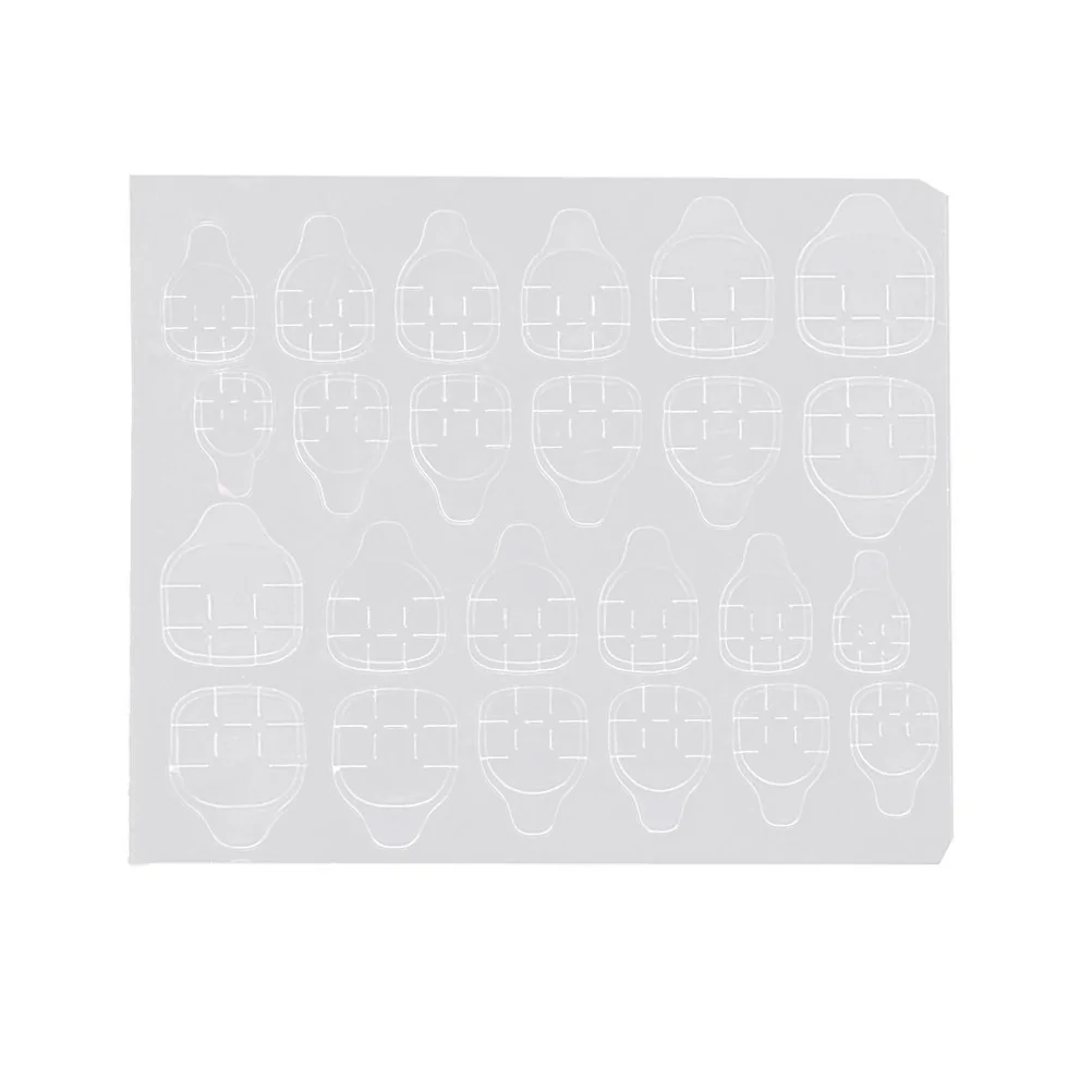 

/Sheet 16Sheets/Pack Nail Glue Stickers Double Sided Adhesive For False Nails Easy Apply Remove No Residue Eco Friendly Non