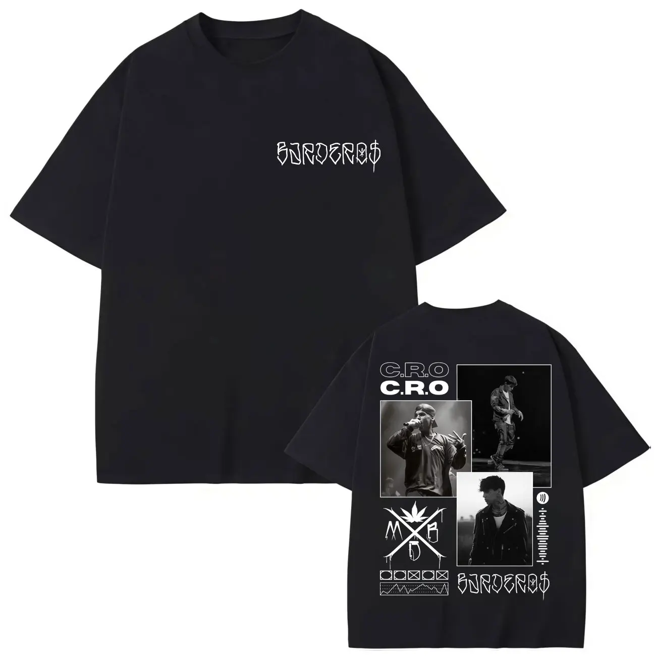 

Rapper C.R.O Album Print T Shirt Men Women Clothing Hip Hop Trend Short Sleeve T-shirts Summer Fashion Casual Oversized T-shirt