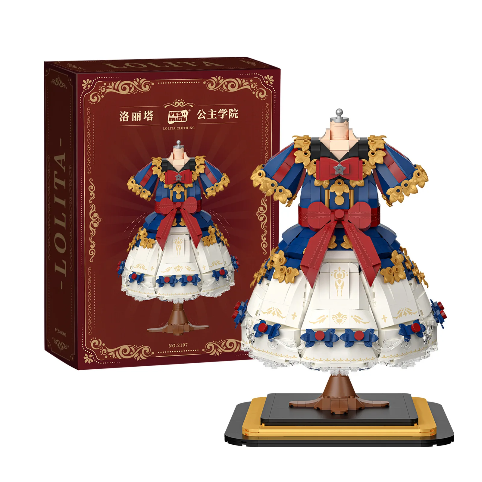 

New Building Block Toys Lolita Style Clothing Model Assemble Building Blocks,Creative Building Block,Home Decoration,Girl's Gift
