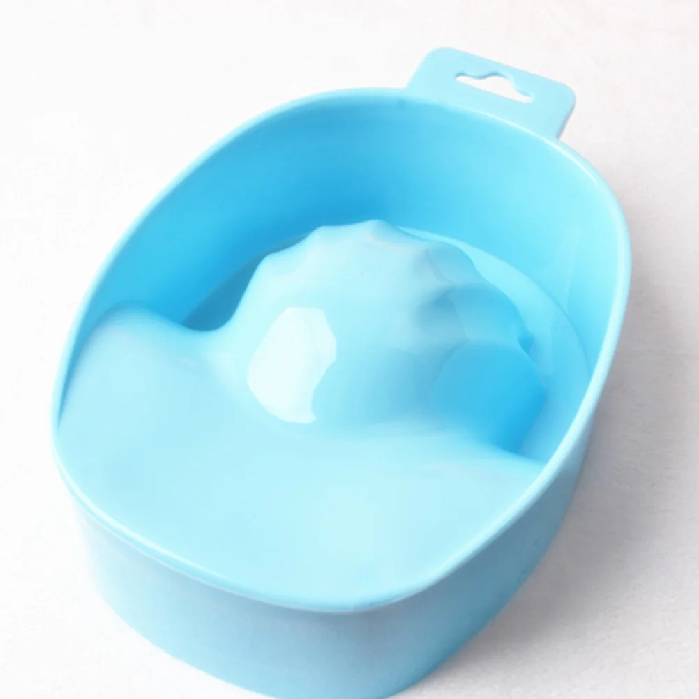 

5pcs Nail Soak Bowl Manicure Tray Hand Care Nail Treatment False Nails Removal Cuticle Salon Home Use