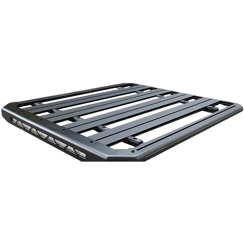 

New Design Roof Top Aluminum Platform Rack With Light Bracket and Spotlight