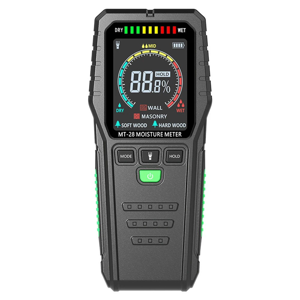 

Building Inspection 150*67*28.5mm Non-Invasive Tester Accurate Wood Moisture Analysis Material Analyzer LCD Display Meter