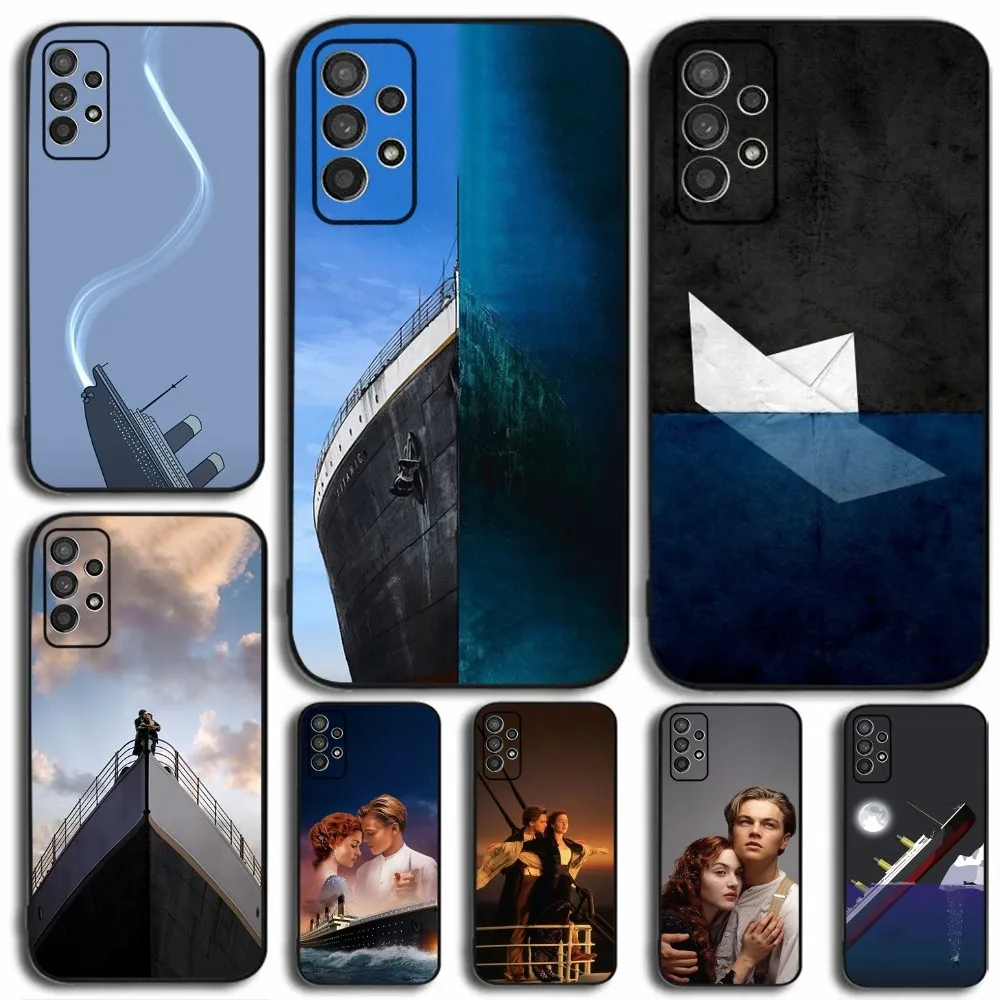 MOVE T-Titanic Phone Case For Samsung Galaxy A13,A21s,A22,A31,A32,A52,A53,A71,A80,A91 Soft Black Cover