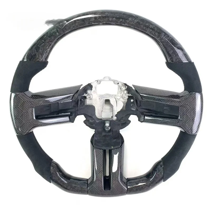 For Ford Mustang/Raptor F-150/Ranger/Focus High-Quality Customizable Carbon Fiber Steering Wheel 2015-2019