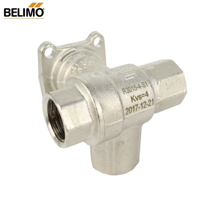 BELIMO Characterised control valve 3-way ball valve  for modulating control of air handling and heating systems on the wate