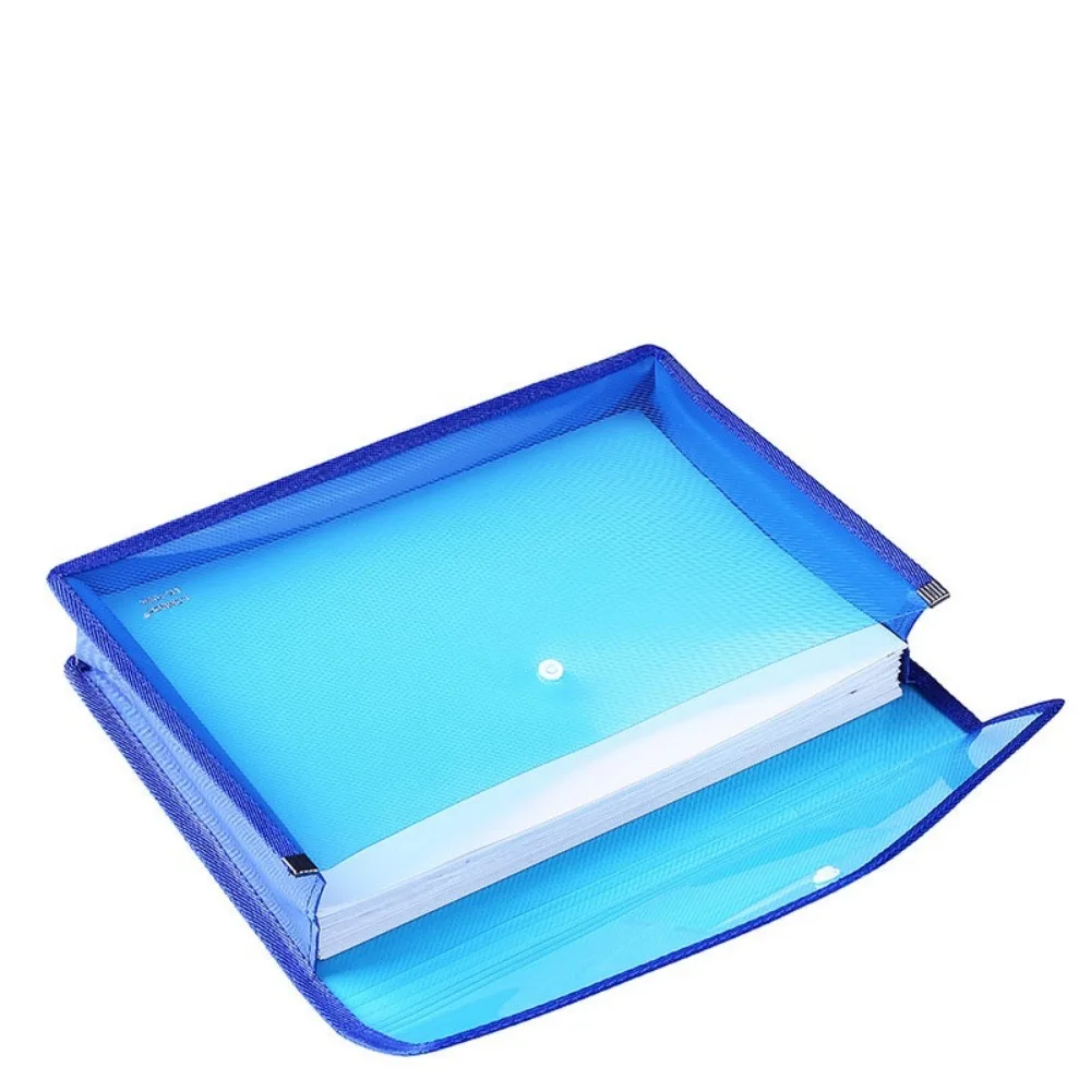 A3 / FC Colorful Organ Bag Office Ultra Large Paper Storage Briefcase Horizontal Twill Student 3D Waterproof Expanding Folder