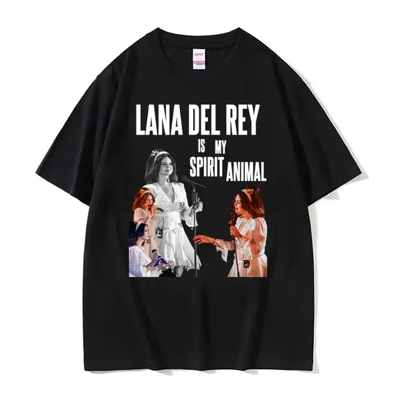 Lana Del Rey Is My Spirit Animal Tribute Inspired Tee Shirt Men Women Clothing Vintage Oversized 100% Cotton T-shirt Streetwear