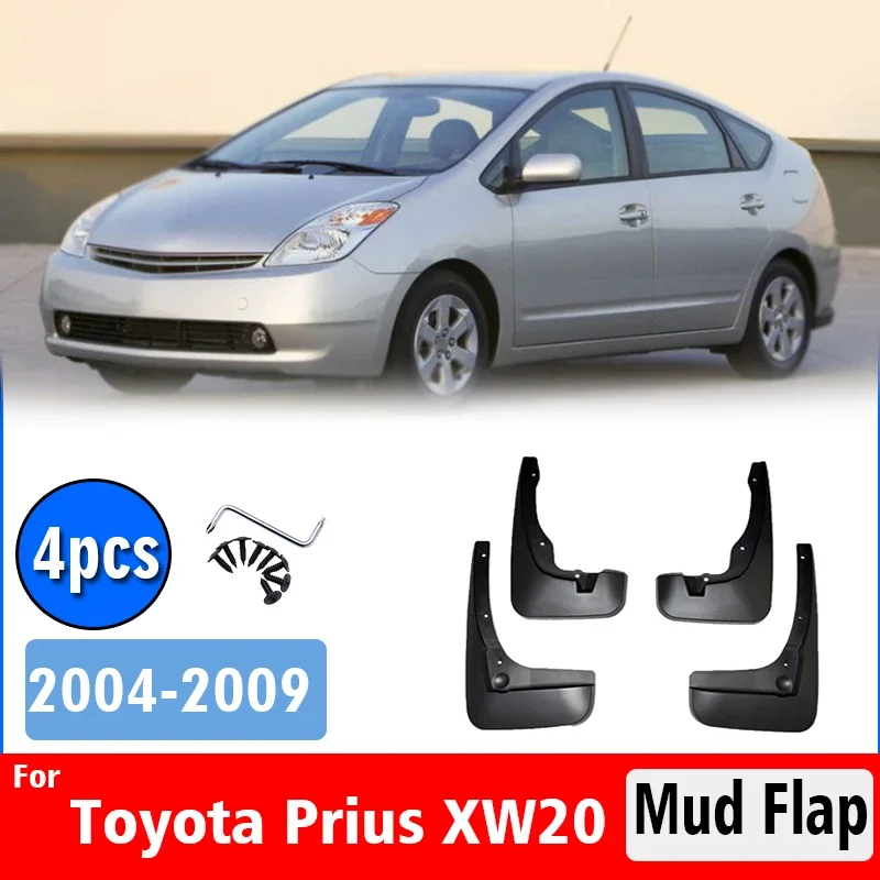 

2004 2005 2006 2007 2008 2009 FOR Toyota Prius XW20 Mud Flap Guards Splash Mudguards Fender Mudflaps Car Accessories 4pcs