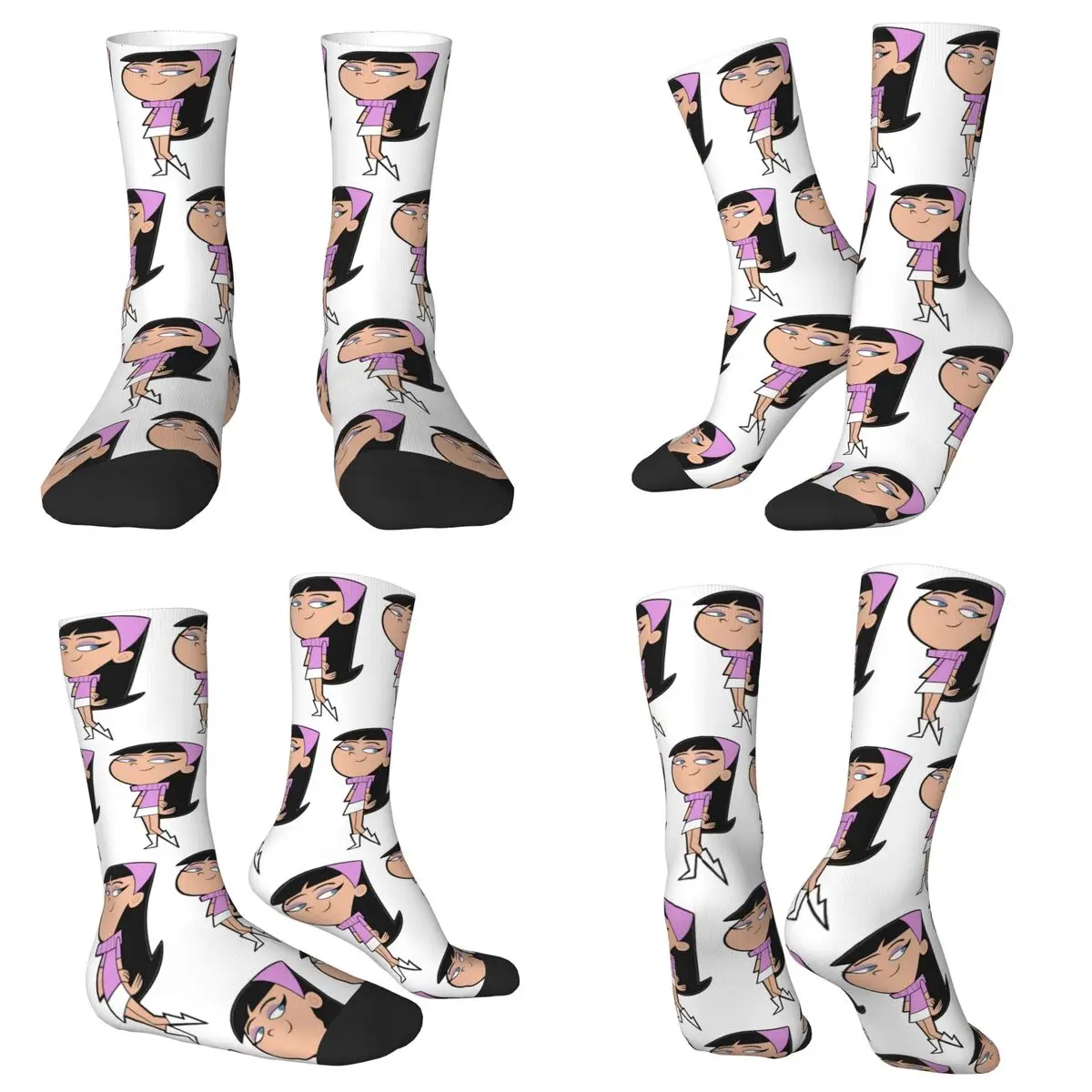 

Носки Fairly Oddparents Cosmo, впитывающие пот чулки в стиле Харадзюку, длинные носки, аксессуары для мужчин и женщин, подарок на день рождения