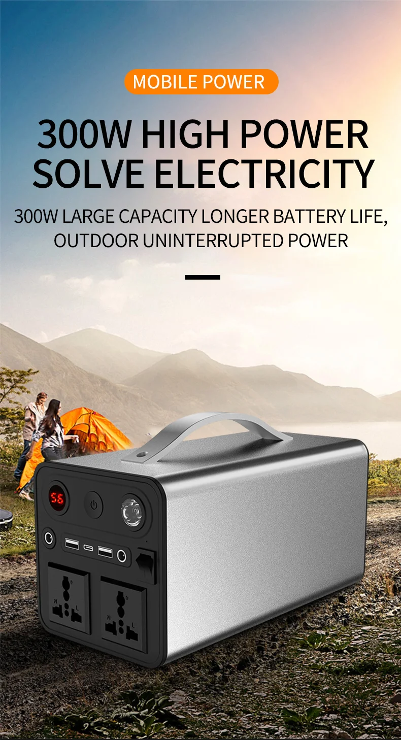 YYHC-New portable power station 45000mAh power 170Wh camping solar generator AC, for outdoor camping travel power supply