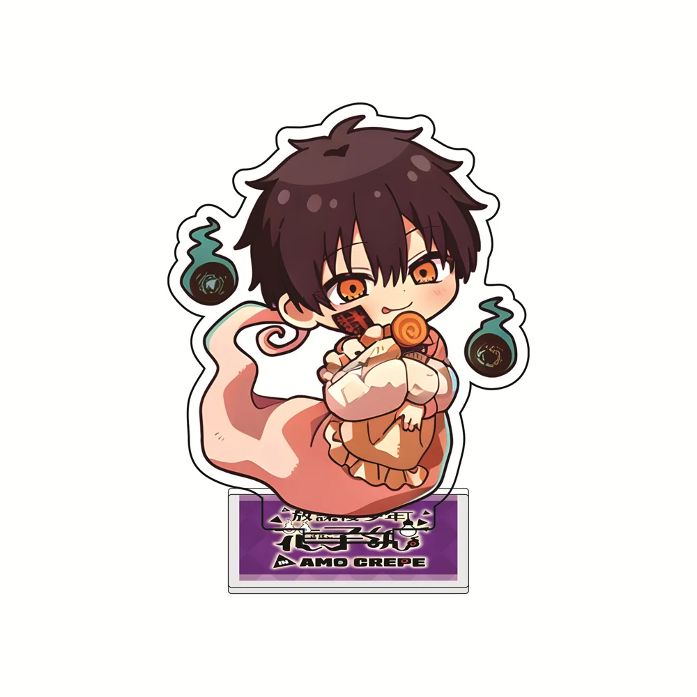 Anime Toilet-Bound Hanako-kun 10cm Acrylic Stand Double-sided Interlayer Clear HD Printed Tabletop Decoration Exquisite Keychain