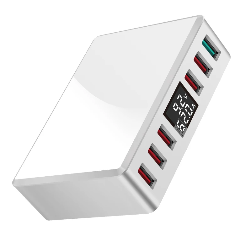 

Быстрое зарядное устройство AIXXCO с 6 USB-портами, 40 Вт, 3,0