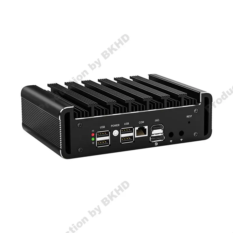 IKuaiOS G31 1264 N100 Fanless Firewall Router Mini Server 6x2.5G i226 Compatible with Pfsense Ubuntu 1264NP-6L