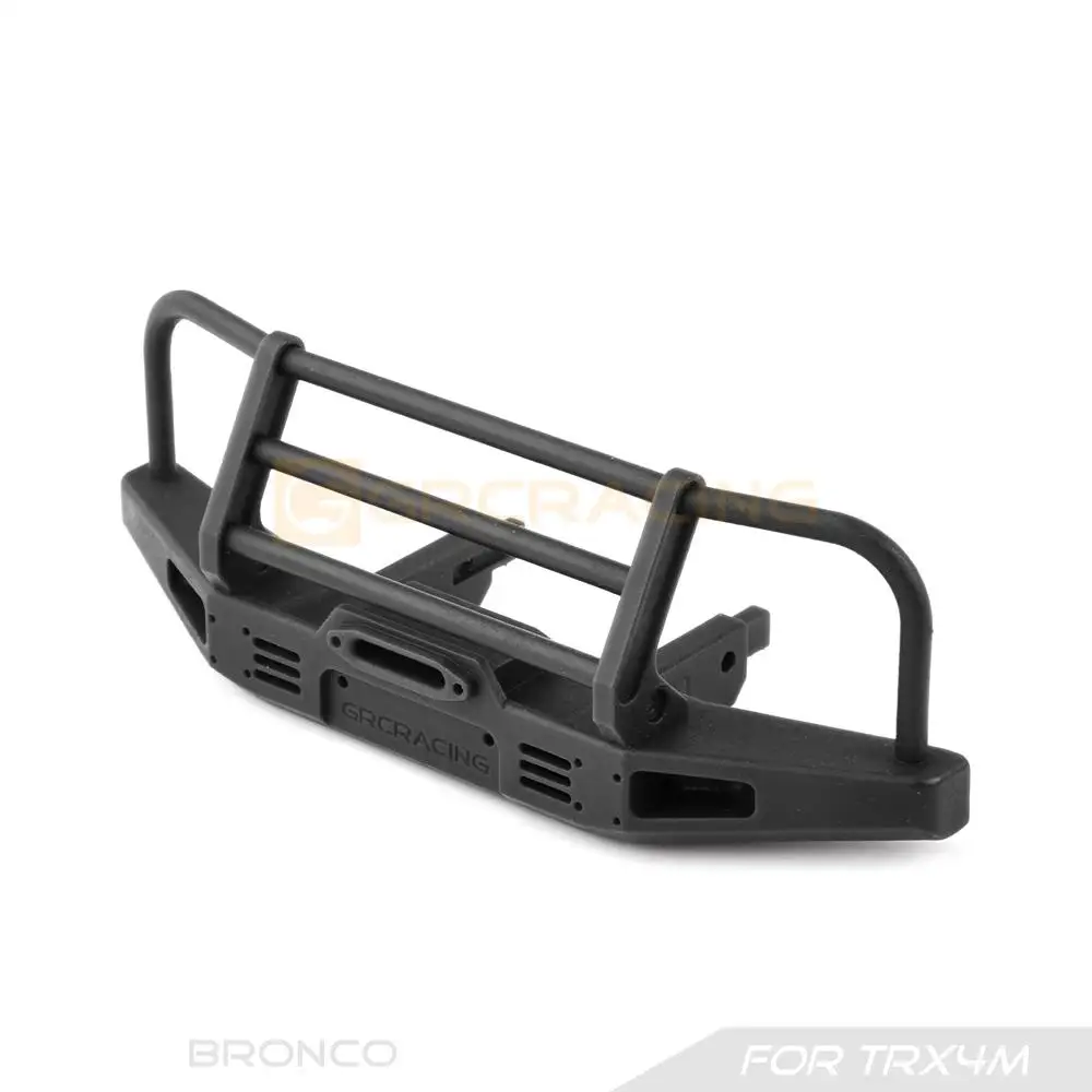 1/18 Front Bumper 3d Printing For Traxxas Trx4-m Bronco Trx4m Rc Crawler Car Upgrade Accessories Front Bumper