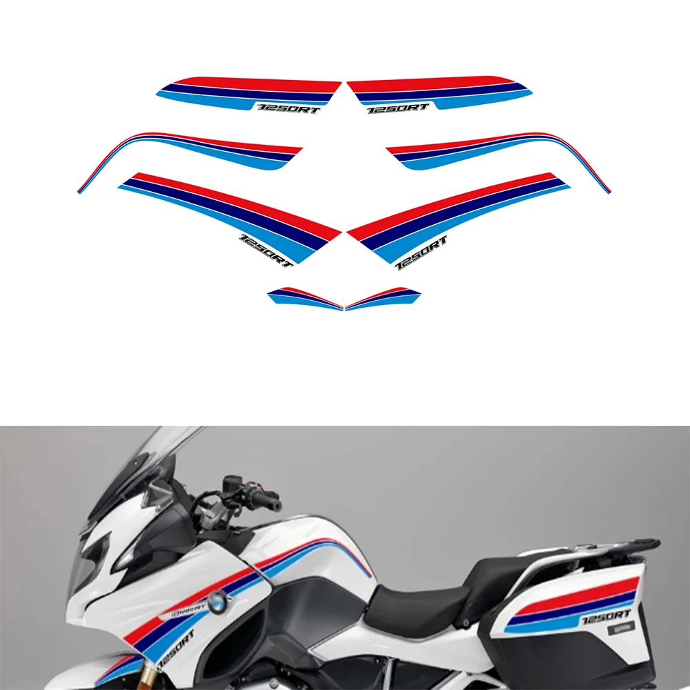 Stickers R 1250 RT For BMW R1250RT R1250 Side Luggage Cases Trunk Knee Tank pad Protector Fairing Emblem Badge Logo Decal Kit