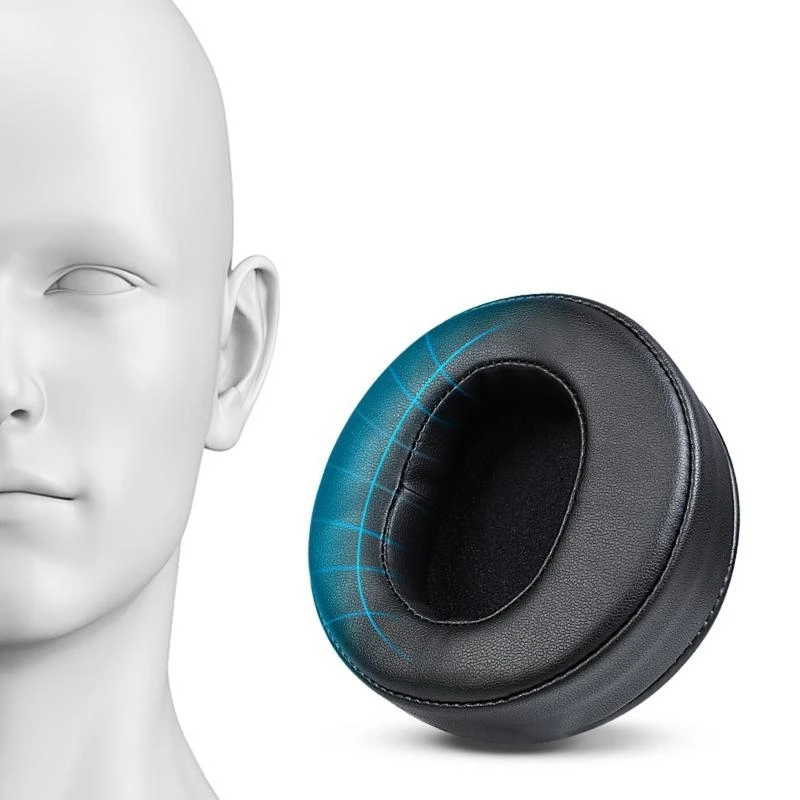 Leather Lambskin Ear Pads Headset Replacement Gaming Earmuff Black for Audeze LCD2 LCD3 LCD4Z LCD-XC MX4 Best Sale