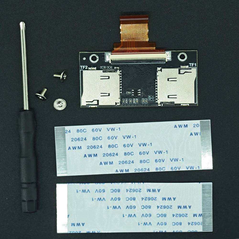 Dual-TF-Karten-zu-CE/ZIF/SSD-Adapterkarte Verbindungskarte für iPod 3., 4. Video, 5. Classic, 6., 7. PC-Spiele, NAS-Upgrade, iFlash – Detail 6