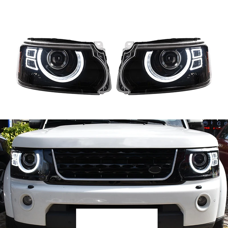 

SUV headlights LED high brightness suitable for 2010-2016 Land Rover Discovery 4 modified Defender style headlights