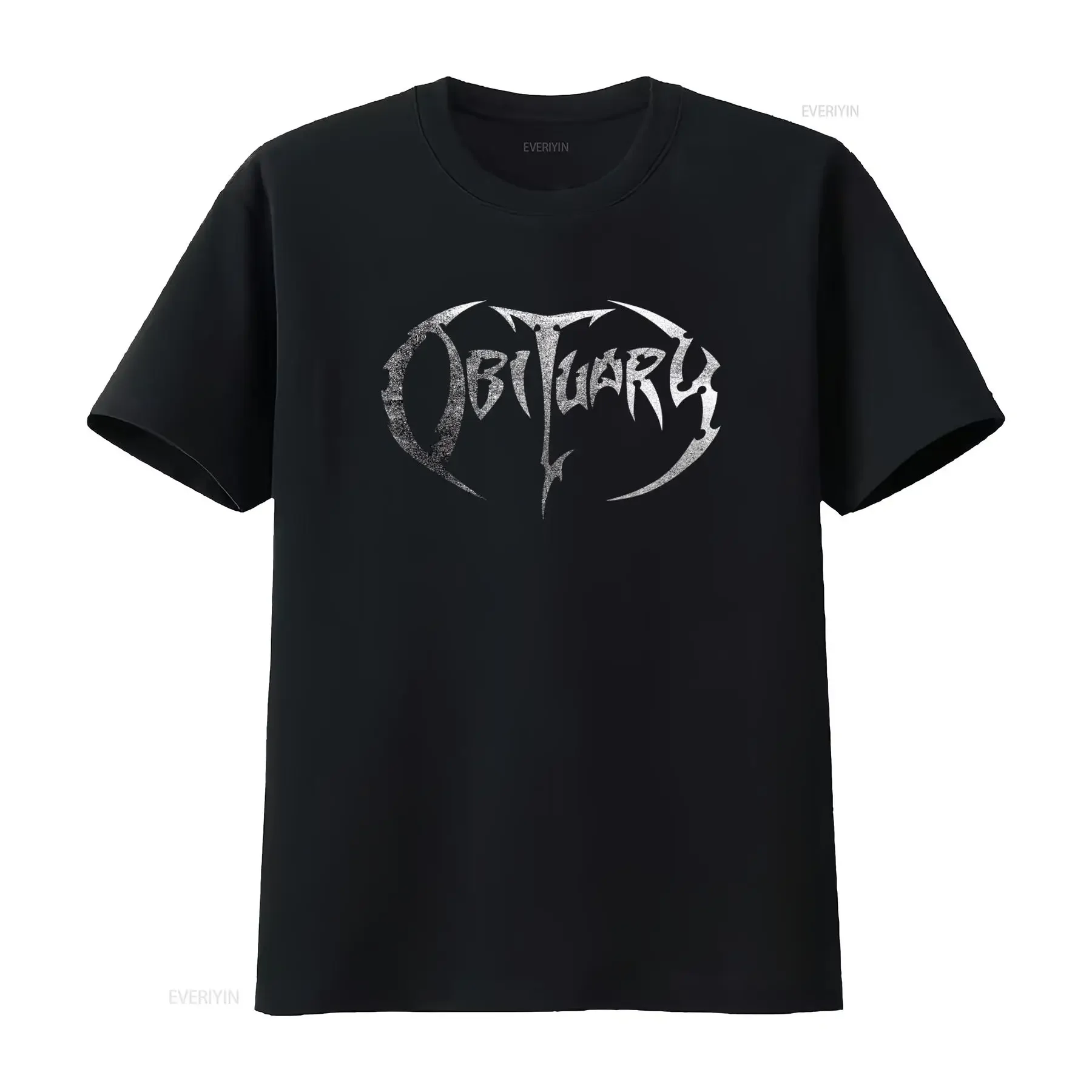 Camiseta OBITUARY 'A Dying World' para hombre, merchandising de banda de heavy metal, estampado de calidad premium, estilo vintage lavado, gráfico moderno y elegante