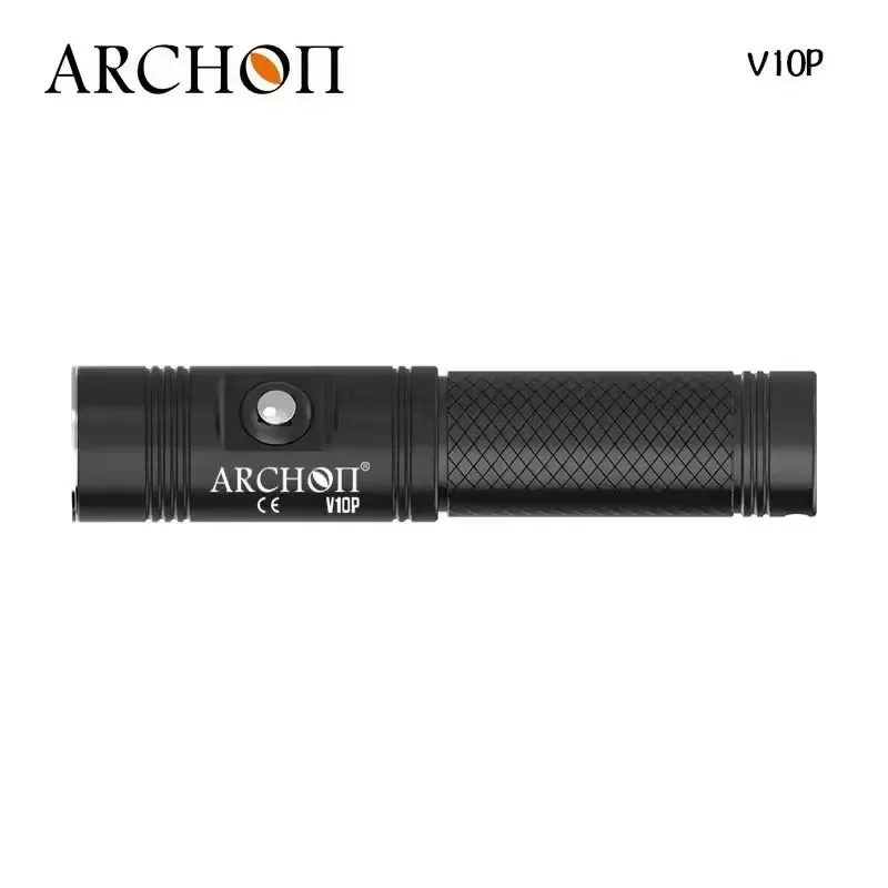 ARCHON V10P V10 Plus Diving Flashlight USB-C Rechargeable Max 1400LM Underwater Waterproof Dive Light Search Rescue EDC Torch