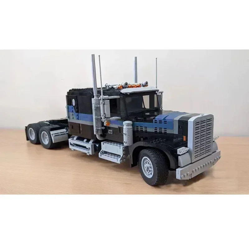 MOC-77497 Classic Cargo Truck Van Building Blocks Modello 2616 PartsMOC Creativo Ragazzi Bambini Compleanno Building Blocks Regali del giocattolo