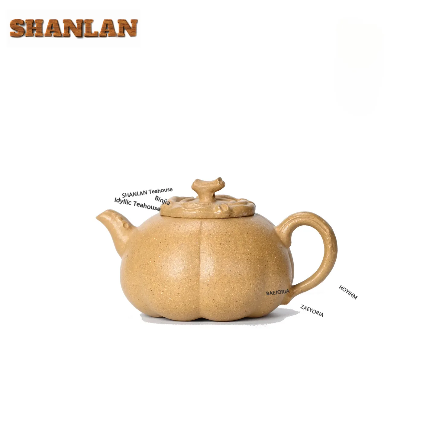 130ml Traditional Yixing Purple Clay Teapots Handmade Persimmon Pot Raw Ore Section Mud Kettle Zisha Tea Set Ornaments Gifts