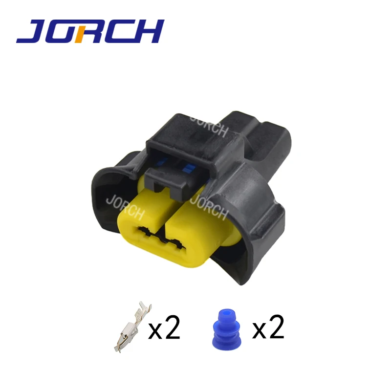 FCI 240PC023S4019 Buchse 2-poliger Stecker H8 H11 Nebelscheinwerfer-Kabelbaum für VW Passat