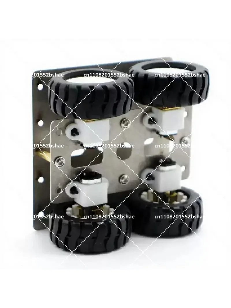 Metal Frame Mini Robot Platform Stainless Steel Smart Car Chassis for DIY Robotics