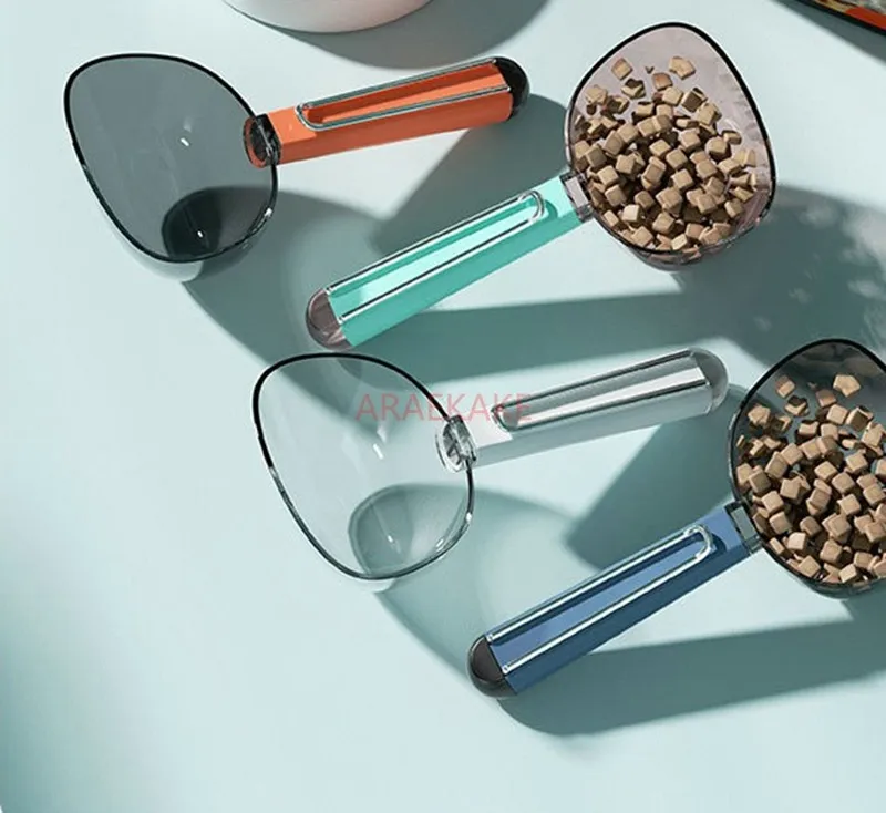 ملعقة طعام للحيوانات الأليفة، ملعقة طعام للقطط والكلاب مع مشبك، تغذية صحية للكلاب والقطط، ملعقة طعام عالمية للقطط، عبر الحدود