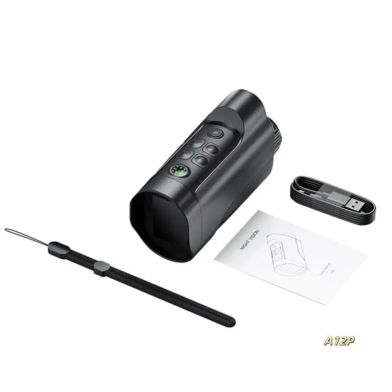 

Outdoor Night Vision Goggles Night Vision Goggles 10X Digital Zoom 5W Infrared Monocular With Compass For Hunting Telescope