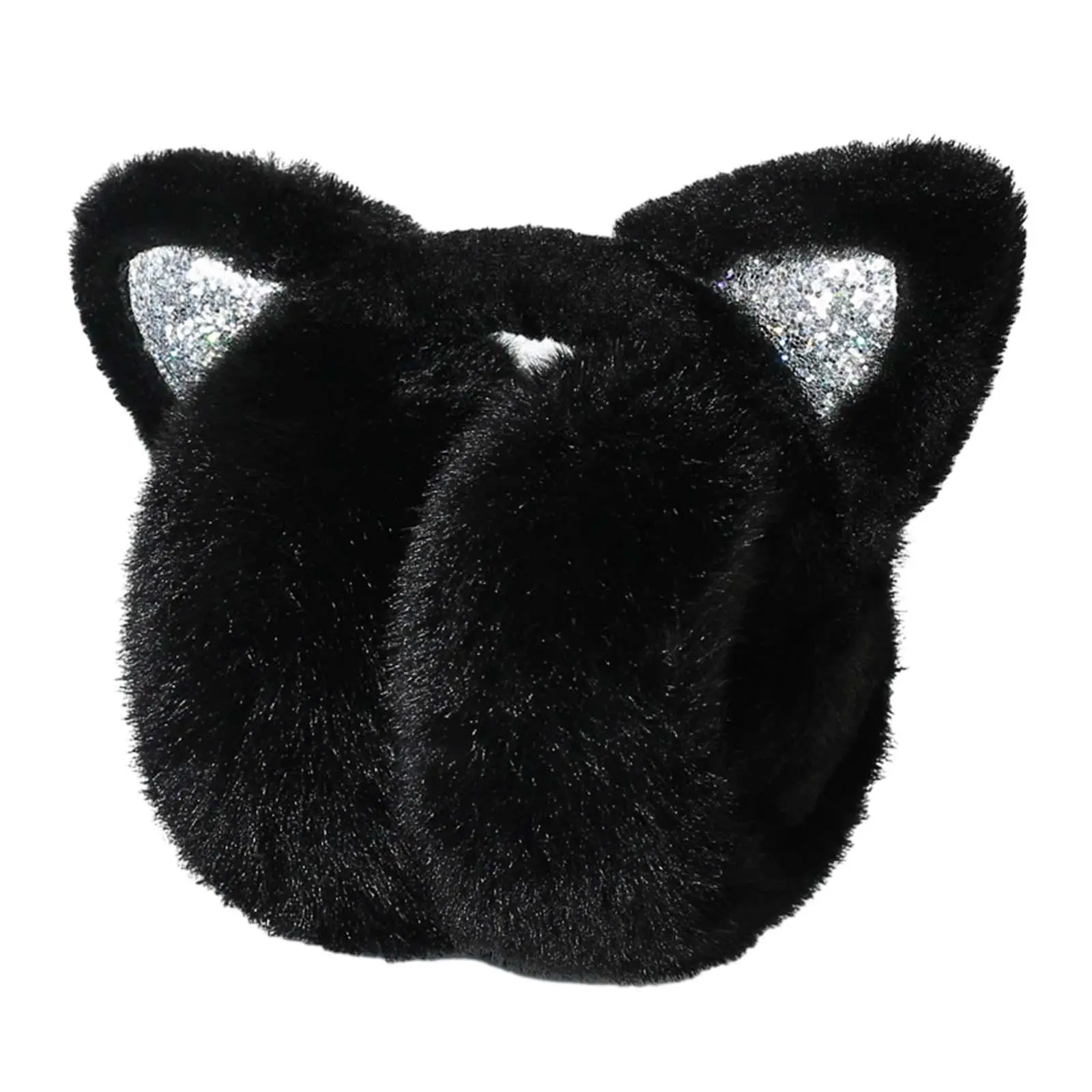 Earmuffs Warm Polyester Premium Soft Women Folded Ear Warmers Winter Ear Muffs for Traveling Outdoor Riding Skating Cold Weather