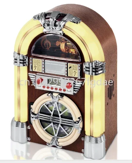 Reproductor de CD digital de sobremesa retro portátil Reproducción USB Jukebox