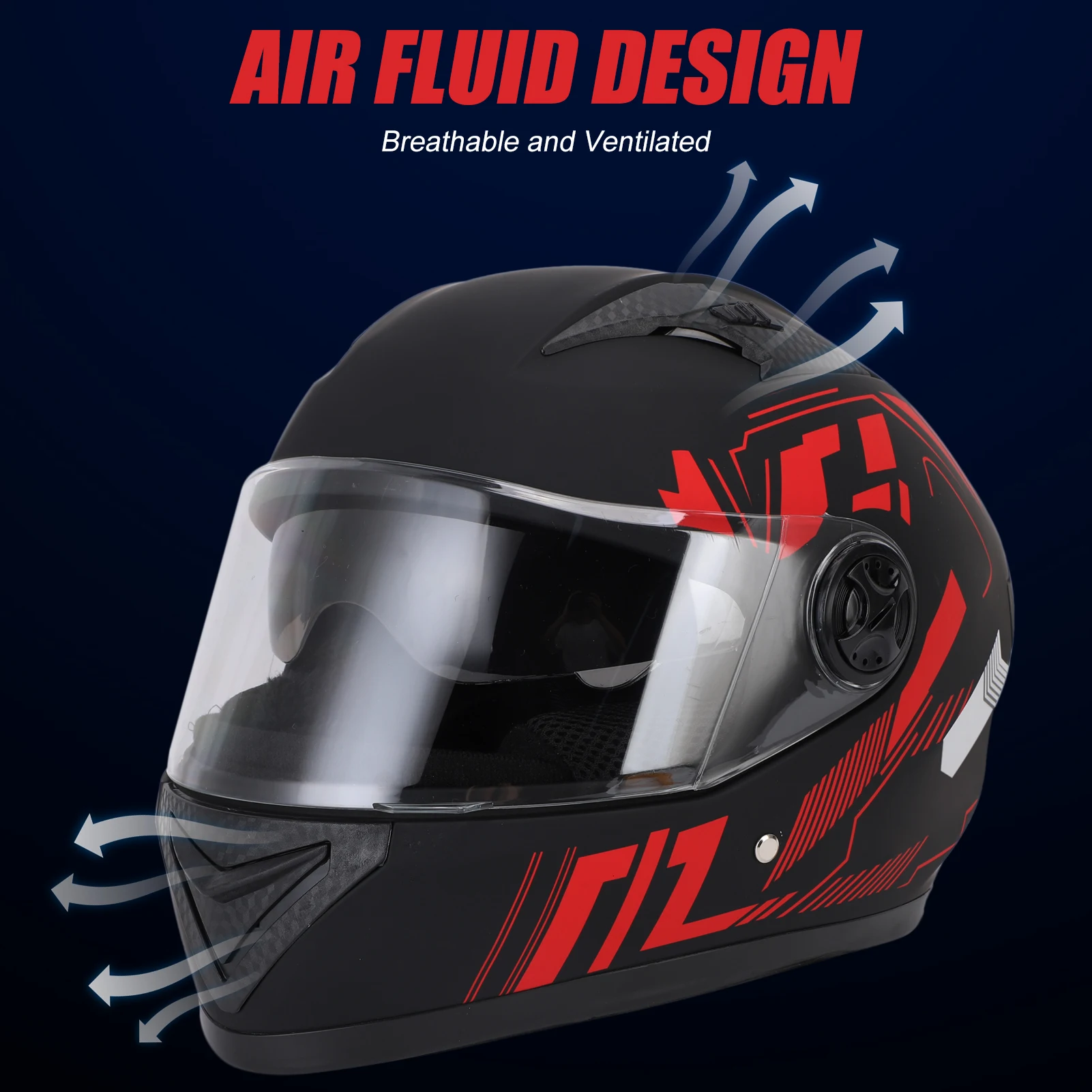 Capacete facial completo com aquecedor de pescoço removível, forro respirável e confortável, capacete leve para andar de bicicleta para homens e mulheres