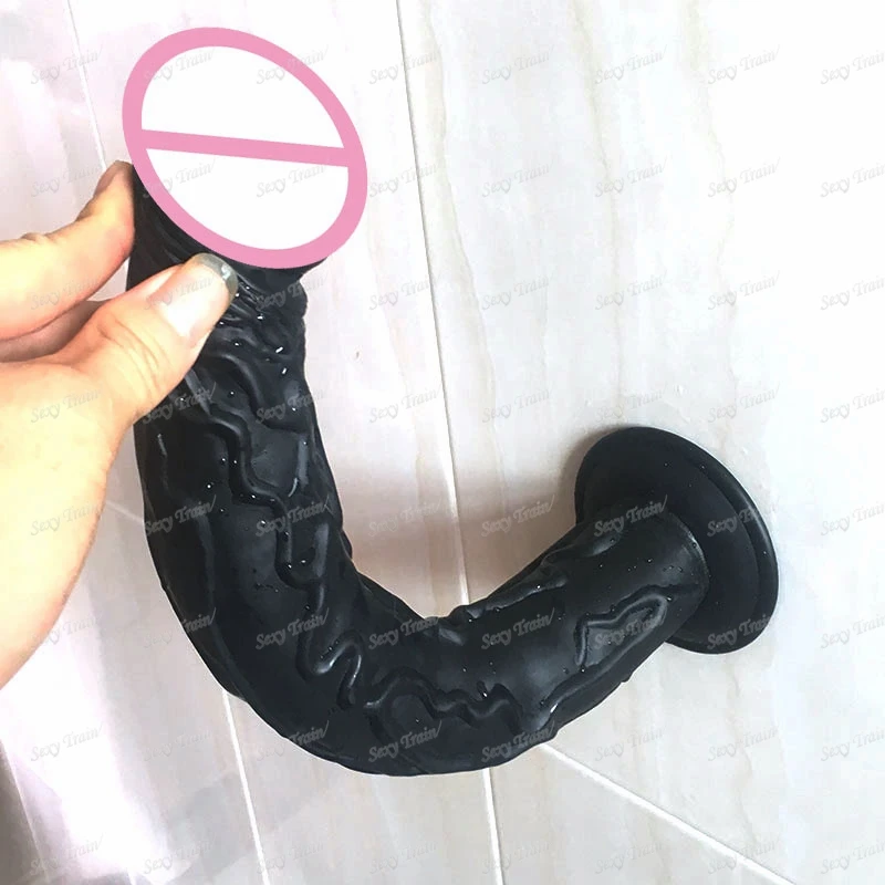 high quality 35*5CM Big Dildo with Suction Cup Super Soft Silicone Horse Dildo Sex Toys for Women Adult Huge Penis Sex Products