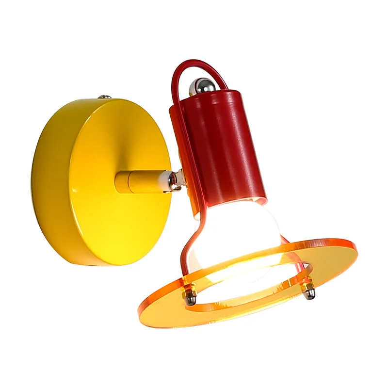 

Memphis Retro Colorful E27 Ceiling Lamp Nordic Modern Restaurant Store Dimmable Multiple Light Sources Bedroom Board Lighting