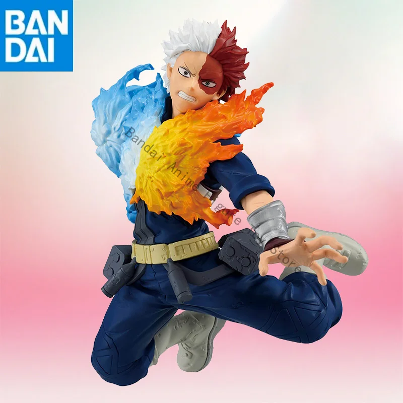 

in stock Original Genuine BANDAI NAMCO BANPRESTO My Hero Academia MAXIMATIC Todoroki Shouto PVC About 17cm Figure model toy gift