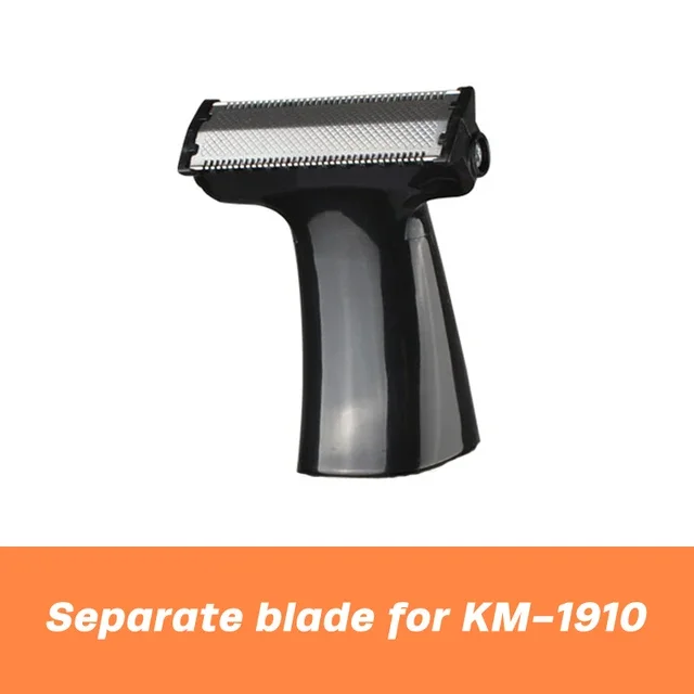 Stainless Steel Single Blade for Kemei Electric Shaver - Double-Sided Sharp Cutter Head for Hair Trim.