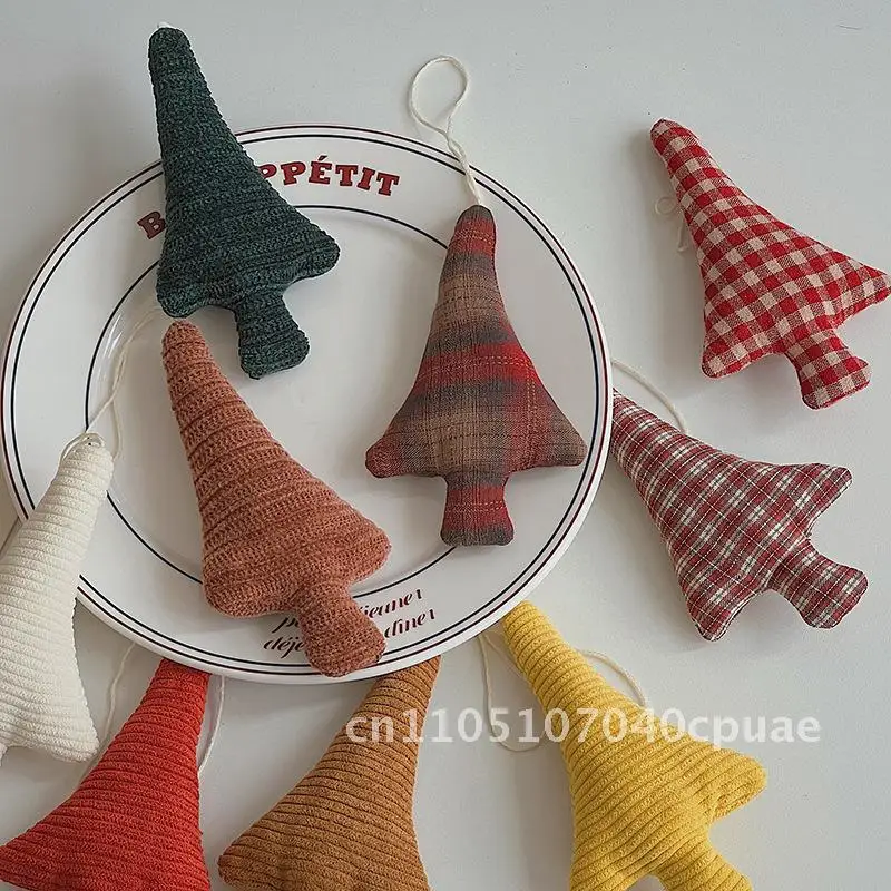 

New Christmas Tree Fabric Hanging Ornaments Non-woven Doll Christmas Scene Layout Hanging Ornaments