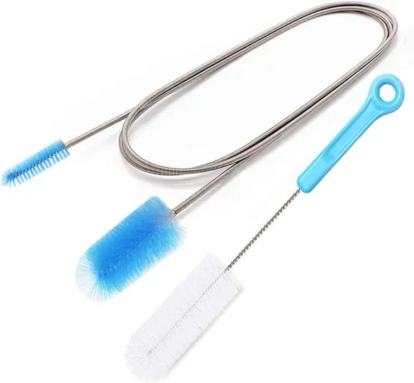 

CPAP Tube Cleaning Brush - Flexible Stainless (6 Feet) Plus Handy Brush (10 Inches) fits Standard 22mm Diameter Tubing