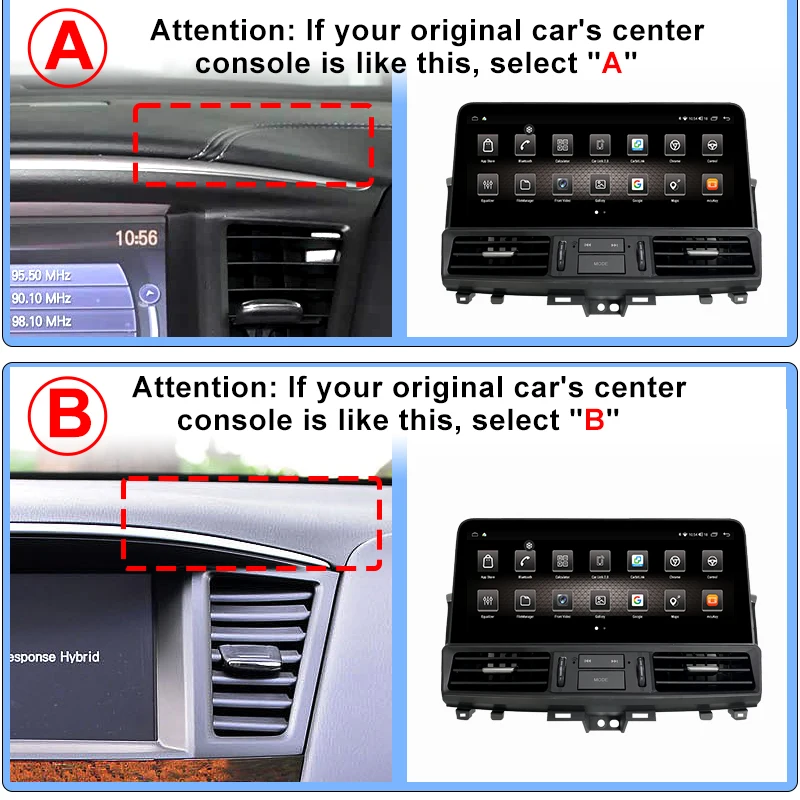 For Infiniti QX60 JX35 2011-2019 12.3inch in car multi radio media video player Wireless Carplay GPS navigation stereo 4G WIFI