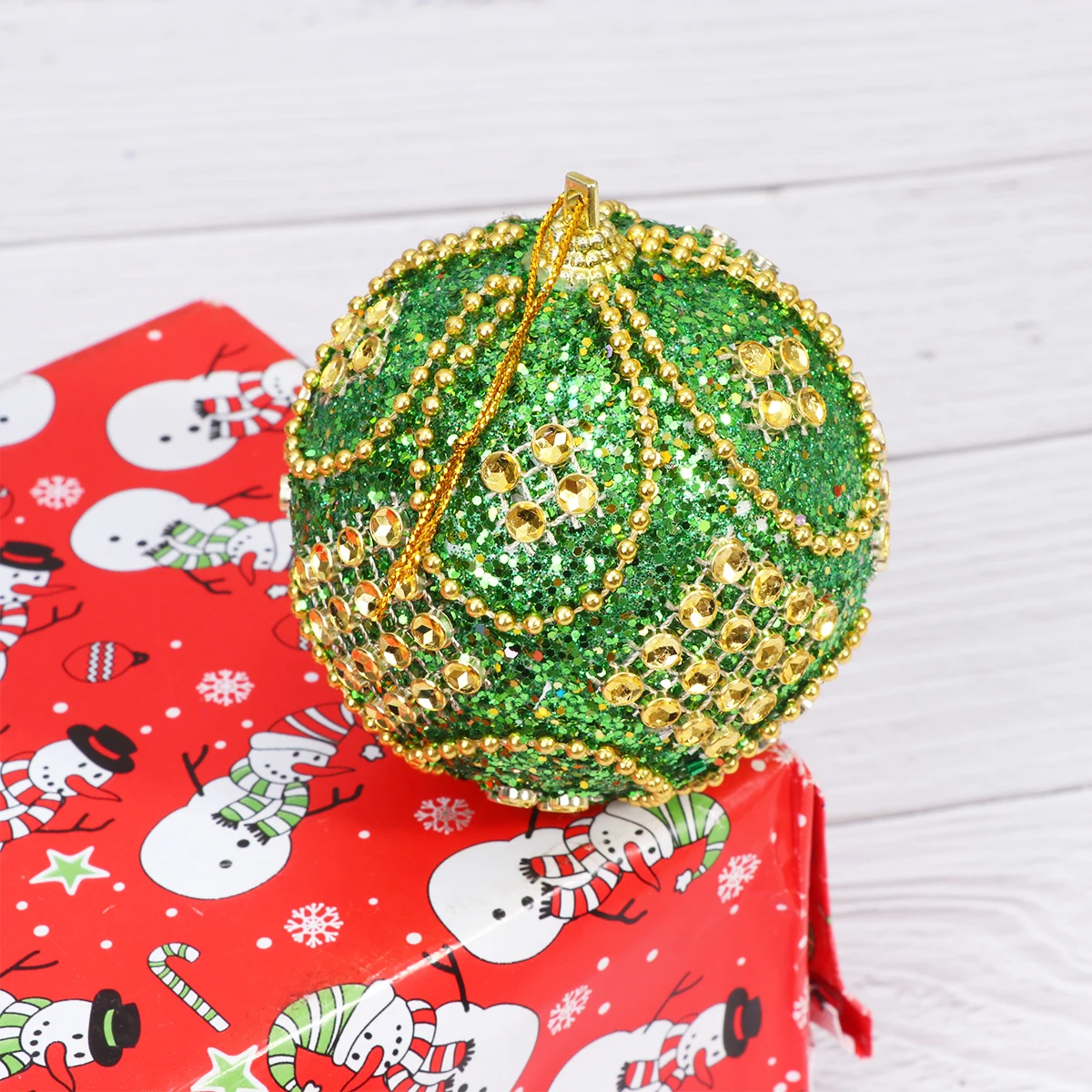 

3 Pcs Christmas Tree Ball Pendant Craft Clear Balls Ornaments Outdoor Decorations Xmas