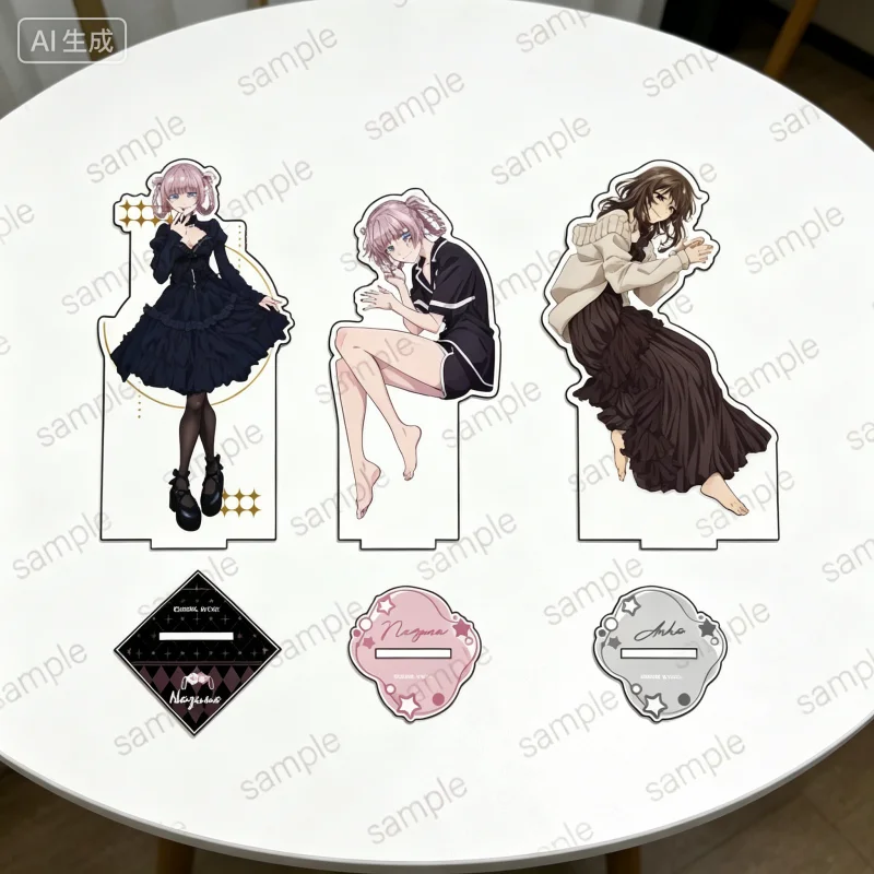TV animation Call of the Night Season 2 Nazuna Nanakusa and Anko Uguisu circle Human-shaped Acrylic Stand Model Plate Keychains