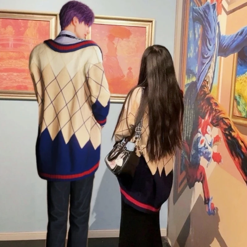 Love And Deepspace Rafayel Cardigan Sweater Cosplay Anime Unisex Qiyu Adult Sweater Asymmetric Cardigan Ropa Coat Fans Gifts view 2