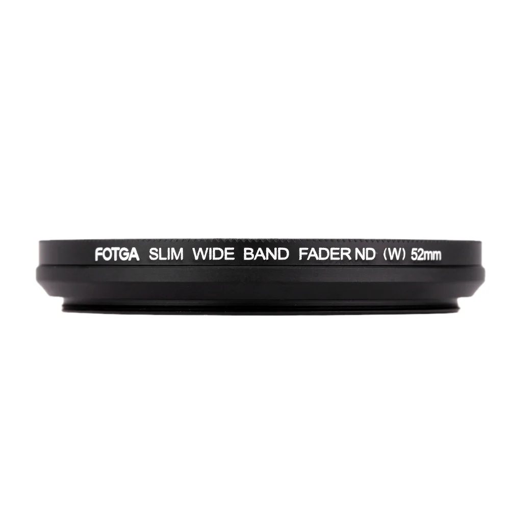 Fotga 52mm Slim Fader Variable ND Filter Adjustable Neutral Density ND2 to ND400