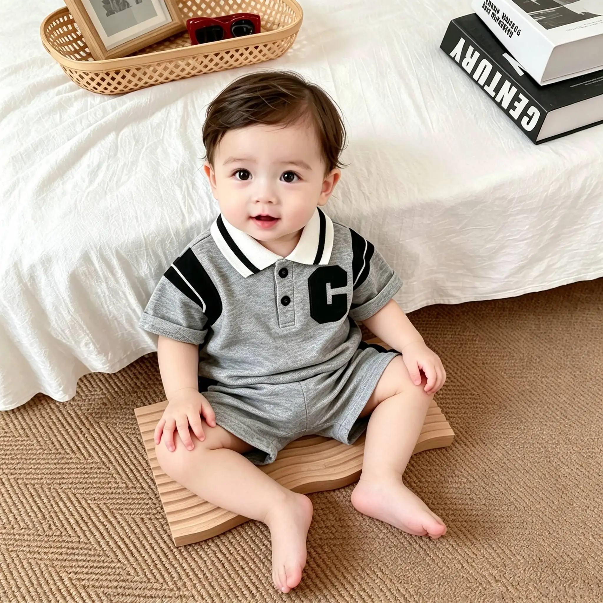 Toddler Boys Polo Shirt and Shorts Set 2026 Summer Casual Outfit Breathable Cotton set 2 3 4 5year Kids Summer Clothing sets