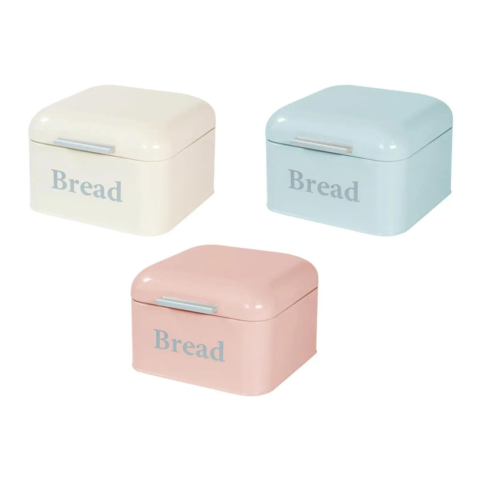 Contenedor de Pan de Hierro Galvanizado, Organizador de Almacenamiento que Ahorra Espacio, Contenedor de Repostería para Encimera de Cocina