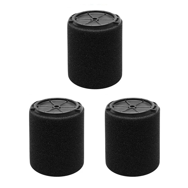 3Pcs VF7000 Filter Accessories For Ridgid Shop Vacuum 5-20 Gallon Wet Vacuums, VF7000 Foam Filter Only For Wet Application